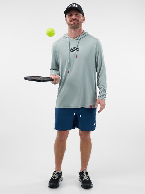 Selkirk Sport Essentials sport-wik men’s lightweight pickleball hoodie.