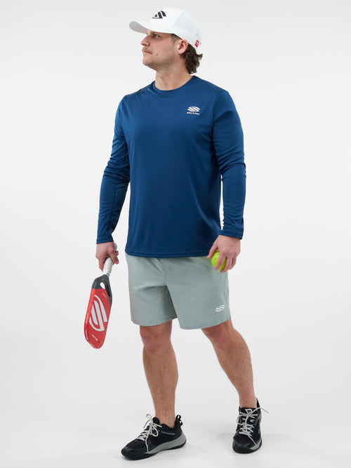Selkirk Sport Essentials sports-wik men’s long-sleeved performance pickleball t-shirt.