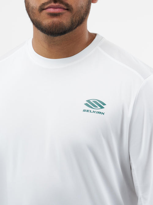 Selkirk Sport Essentials sports-wik men’s long-sleeved performance pickleball t-shirt.