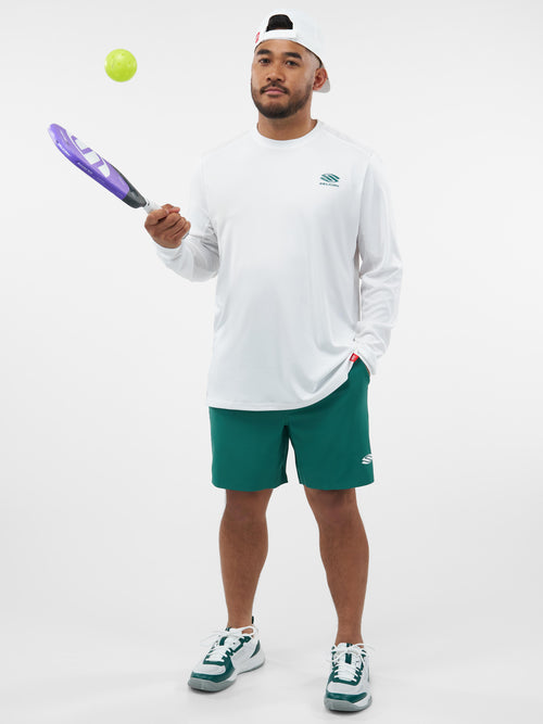 Selkirk Sport Essentials sports-wik men’s long-sleeved performance pickleball t-shirt.