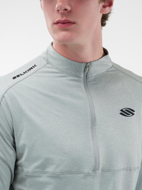 Selkirk Sport Essentials sports-wik men’s ¼-zip pickleball pullover.