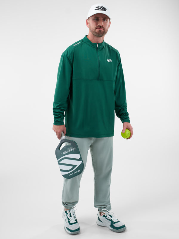 Selkirk Sport Essentials sports-wik men’s ¼-zip pickleball pullover.