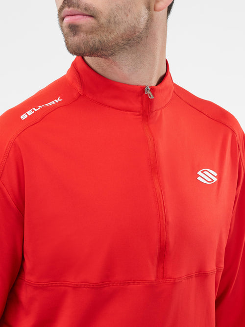 Selkirk Sport Essentials sports-wik men’s ¼-zip pickleball pullover.