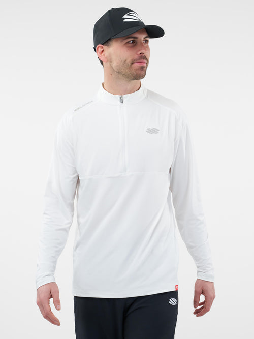Selkirk Sport Essentials sports-wik men’s ¼-zip pickleball pullover.