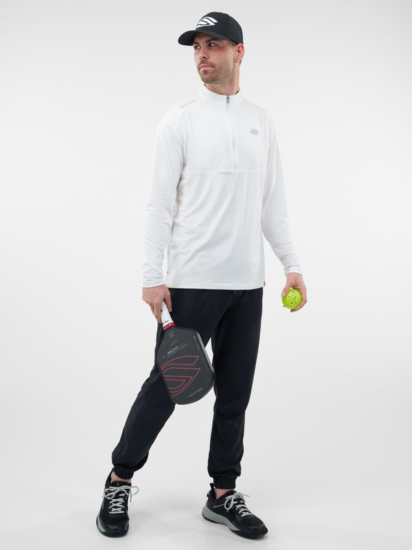 Selkirk Sport Essentials sports-wik men’s ¼-zip pickleball pullover.