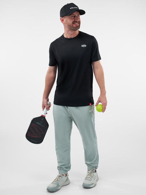Selkirk Sport Essentials sports-wik men’s short-sleeved pickleball t-shirt.