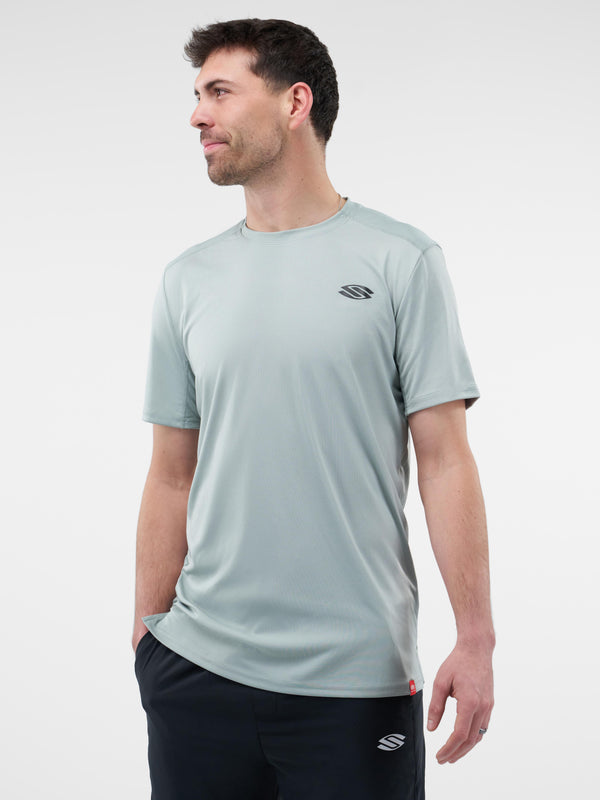 Selkirk Sport Essentials sports-wik men’s short-sleeved pickleball t-shirt.