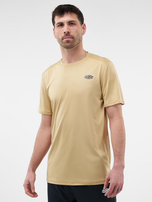 Selkirk Sport Essentials sports-wik men’s short-sleeved pickleball t-shirt.