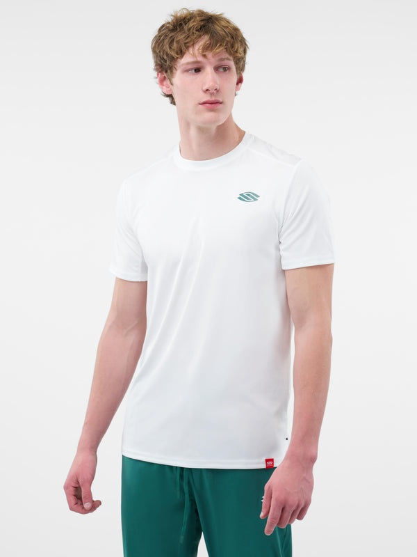 Selkirk Sport Essentials sports-wik men’s short-sleeved pickleball t-shirt.