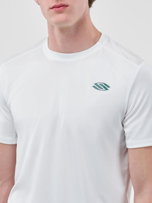 Selkirk Sport Essentials sports-wik men’s short-sleeved pickleball t-shirt.