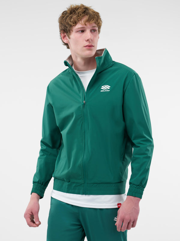 Selkirk Sport Essentials men’s warm-up pickleball full-zip jacket.