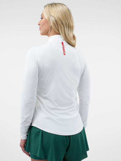 Selkirk Sport Essentials DualSoft women’s pickleball ¼-zip pullover.