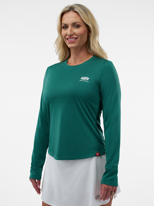 Selkirk Sport Essentials sport-wik women’s long-sleeved pickleball t-shirt.