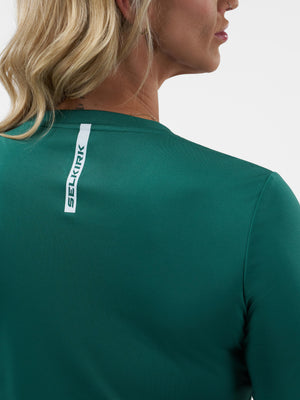 Selkirk Sport Essentials sport-wik women’s long-sleeved pickleball t-shirt.
