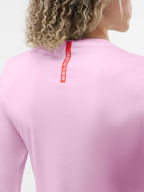 Selkirk Sport Essentials sport-wik women’s long-sleeved pickleball t-shirt.