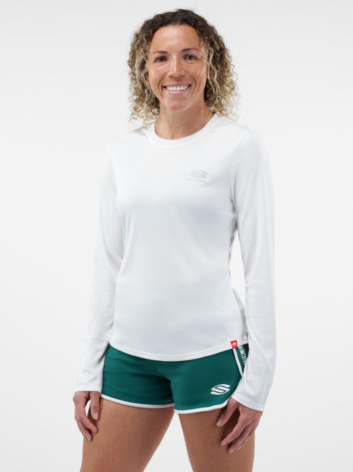 Selkirk Sport Essentials sport-wik women’s long-sleeved pickleball t-shirt.