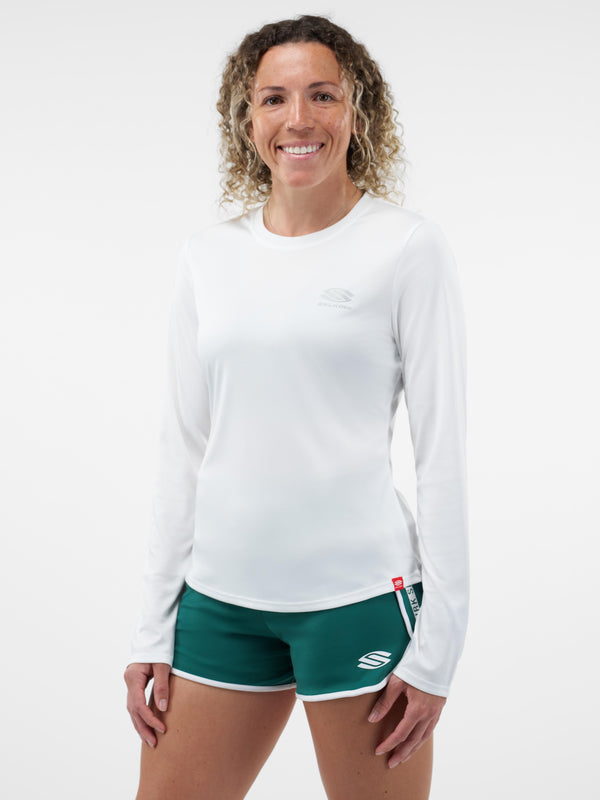 Selkirk Sport Essentials sport-wik women’s long-sleeved pickleball t-shirt.
