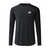 Selkirk TruWear Men's Cardinal Long Sleeve Workout Shirt in black, featuring a logo on the chest.