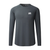 Selkirk TruWear Men's Cardinal Long Sleeve Workout Shirt in cardinal red, designed for comfort and mobility.