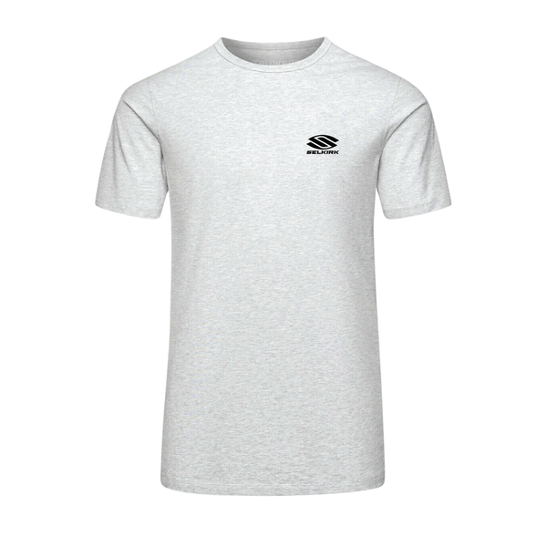 Gray Selkirk TruWear Men's Spectacle 2.0 Lifestyle T-Shirt with Selkirk logo