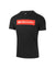 Selkirk Sport Sideline Soft Cotton Short Sleeve Tee in black with red logo