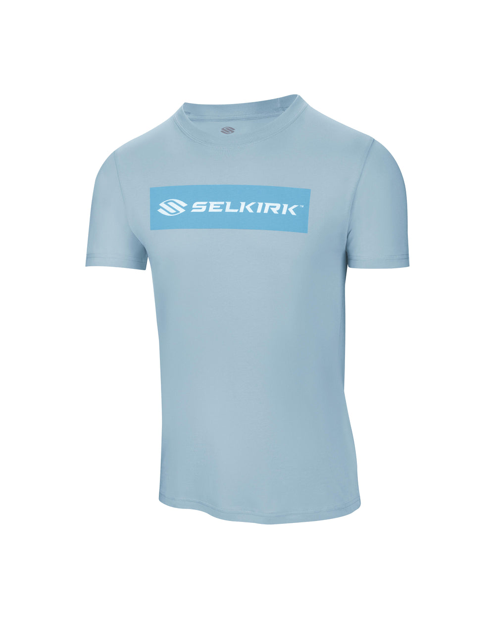 Selkirk Sport Sideline Soft Cotton Short Sleeve Tee in black with red logo