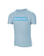 Light blue Selkirk Sport Sideline Soft Cotton Short Sleeve Tee with logo