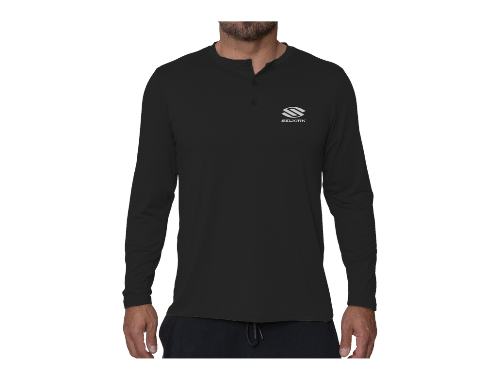 Selkirk Spring Owen Men’s Matty Pickleball Henley Shirt.
