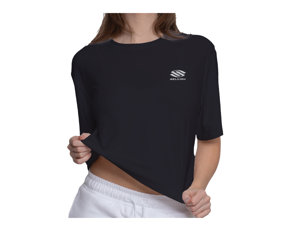 Selkirk Sport Spring Owen Women’s Aria Oversized Pickleball Crew Neck Tee Shirt.