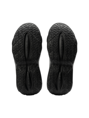 Selkirk Sport Renew Pickleball Recovery Shoe sole view, Blackout color, size M5/W7