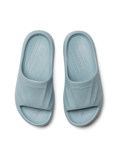 Selkirk pickleball slides shoes in blue.