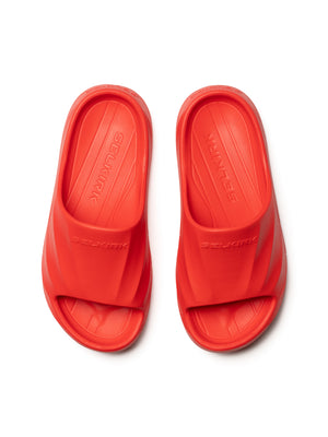 Selkirk pickleball slides shoes in red.