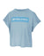 Light blue boxy tee with 'Selkirk Sport' logo in blue text