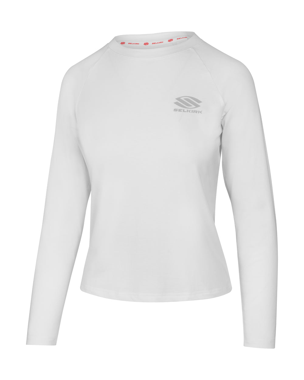 AeroFiber Collection Women's Long-Sleeve Shirt in black, designed for comfort and performance on the pickleball court.