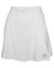 White AeroFiber Collection women's pickleball skirt, soft and breathable fabric