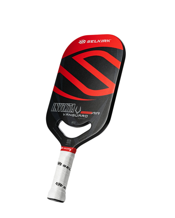 Selkirk VANGUARD Power Air pickleball paddle, available in Invikta, Epic, and S2 paddle shapes.
