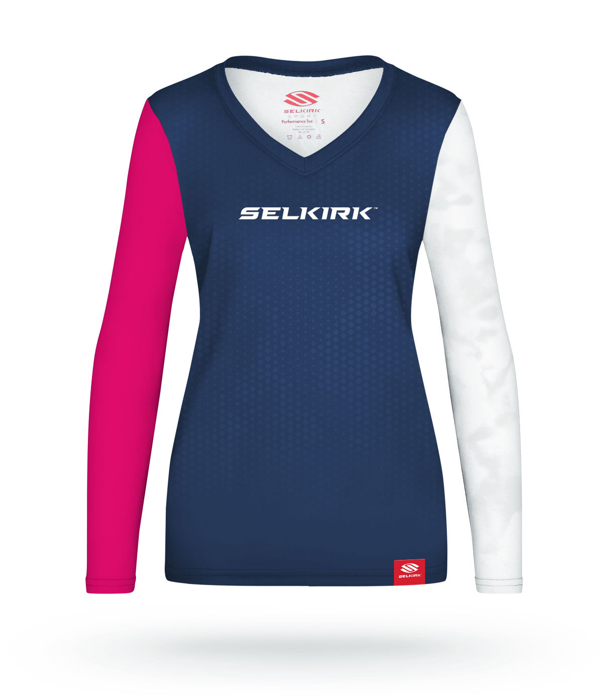 Selkirk Pickleball Prestige Collection Women's Long Sleeve V-Neck Shirt.