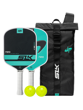 Dude Perfect SLK Neo Fiberglass Pickleball Paddle Bundle | Selkirk