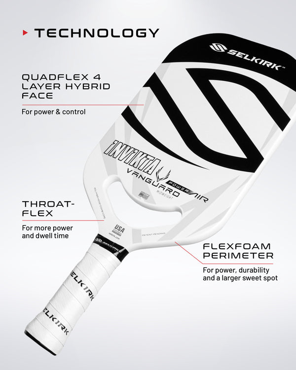 Selkirk Vanguard Power Air S2 Pickleball Paddle.