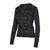 AvaLee by Selkirk Women's Fitted Longsleeve in Charcoal Heather, showcasing long sleeves and a fitted design.