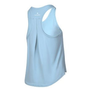 Shop the Ava Lee Women's Racerback Tank. in blue, black, or white. 