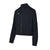 Ava Lee Women's Warmup Pickleball Windbreaker in black, featuring a zip front and cropped design.