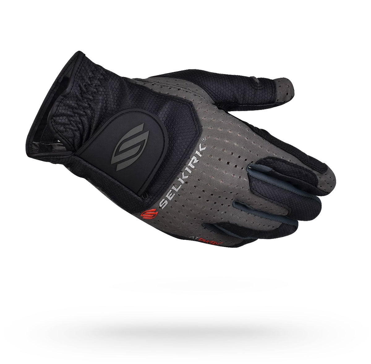 Black-Gray Selkirk Premium Leather Coolskin Upper Glove - Attaktix