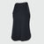Selkirk pickleball Black AvaLee Women's Crossover Open-Back Tank, featuring an open back and crossover straps.