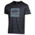 Black Selkirk Men's Box Logo Short Sleeve Crew featuring a large logo on the front