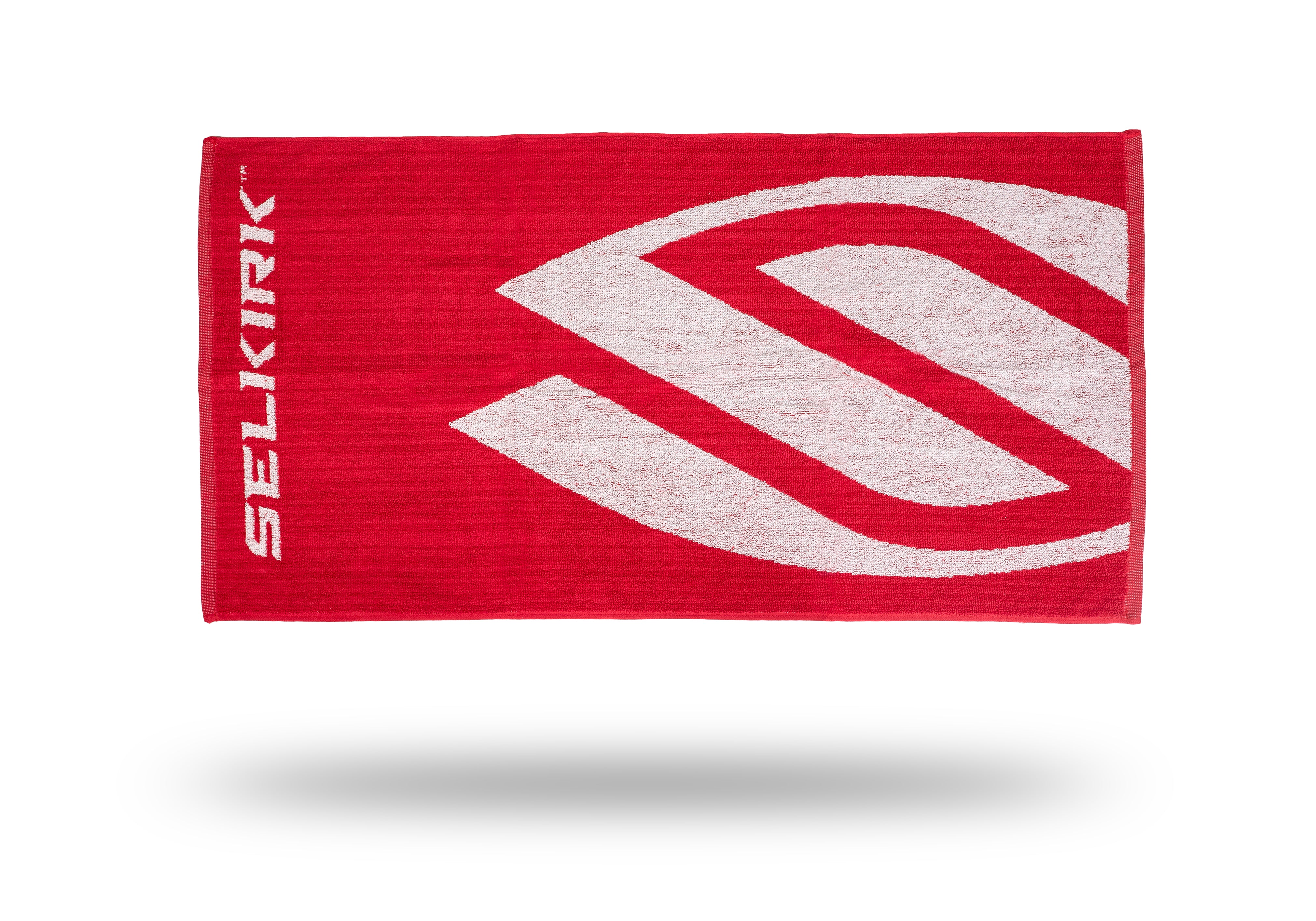 Selkirk Cotton Towel - 19 x 36 Red/White