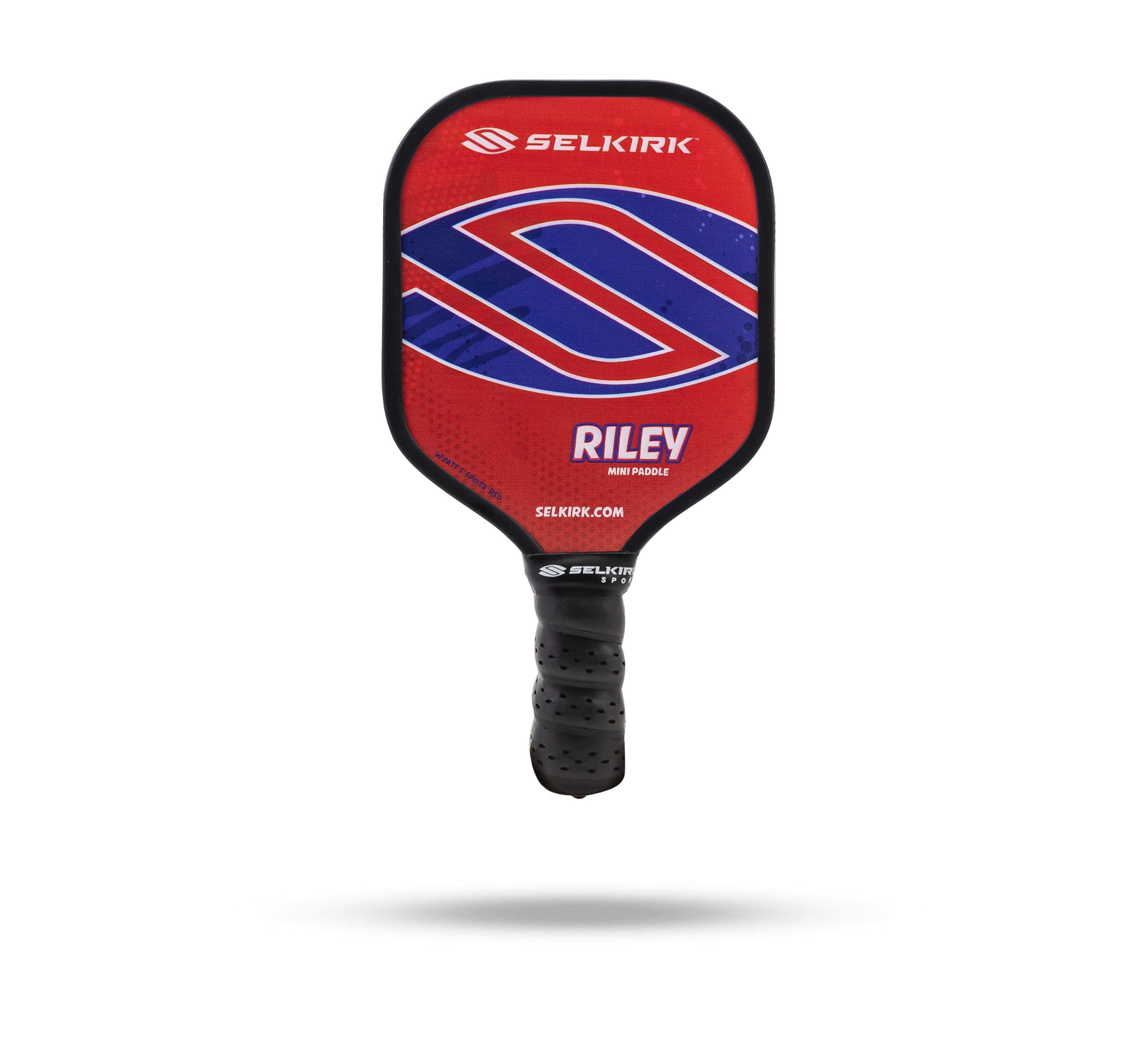 Spider Red Selkirk Sport Riley Mini Pickleball Paddle