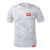 Selkirk Men's Red Label Short Sleeve Crew in white camo with red logo