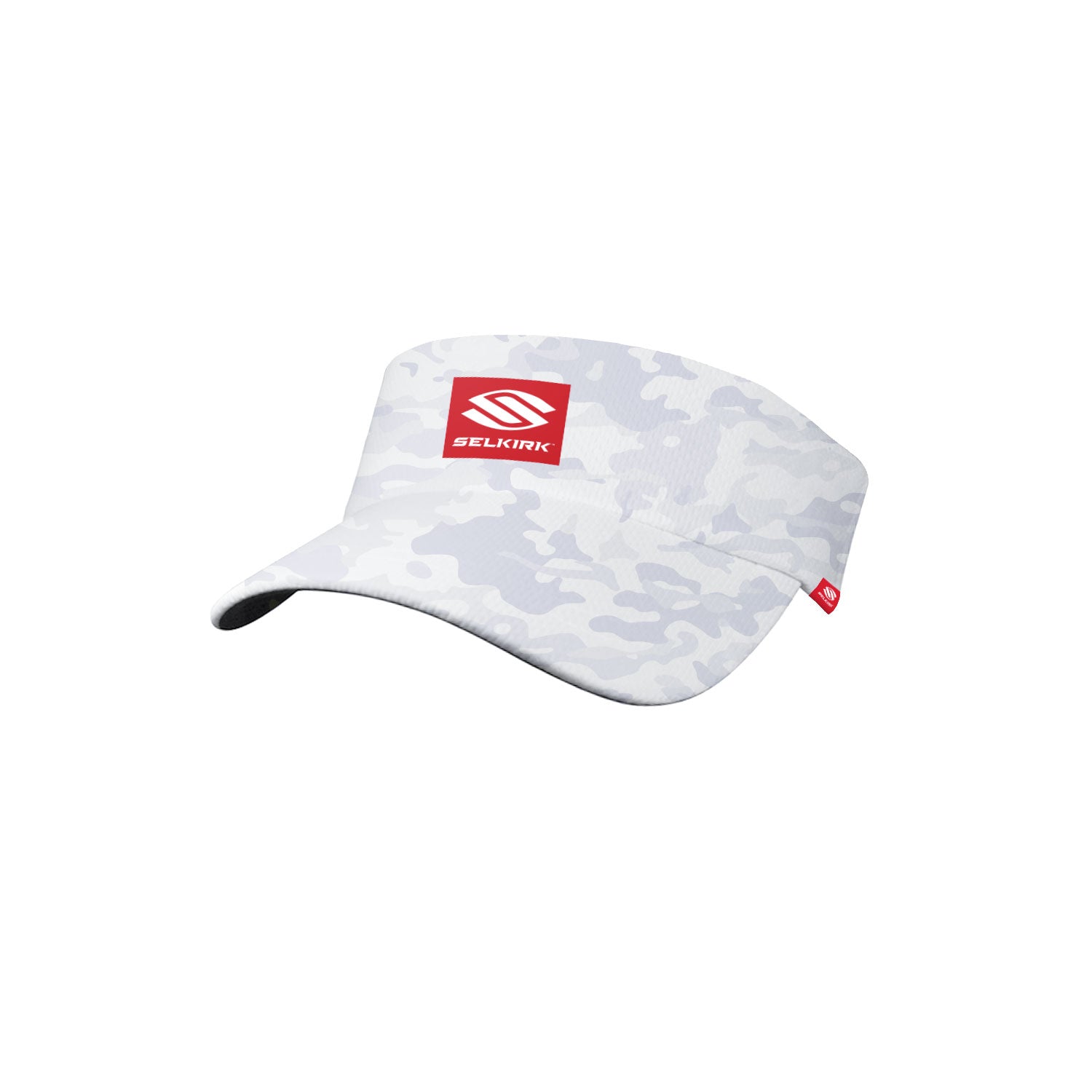 White Selkirk Red Label Performance Visor - Camo - Stretch-Fit