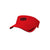 Red Selkirk Vanguard Performance Visor with logo, Stretch-Fit design